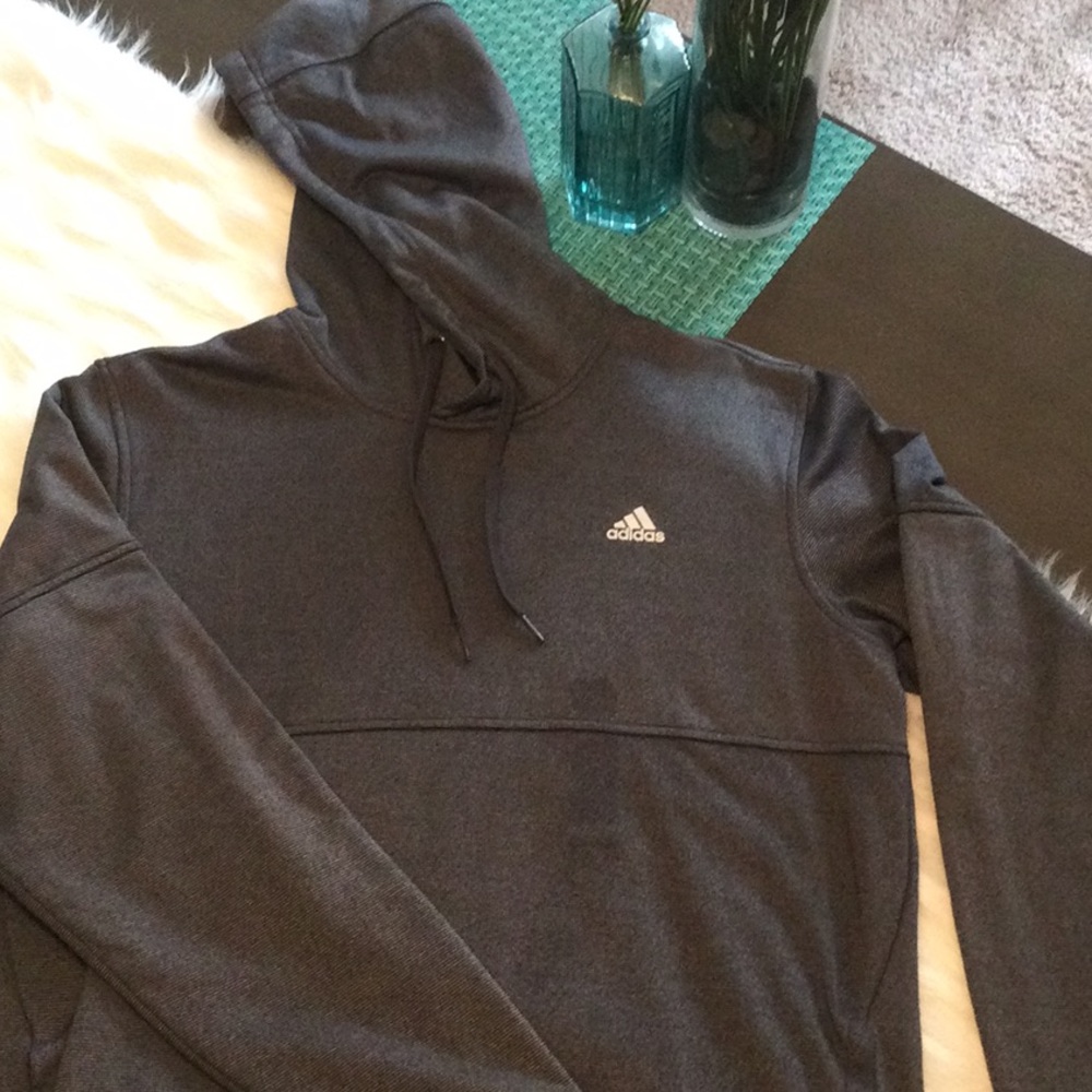 Gray Adidas Climawarm Hoodie